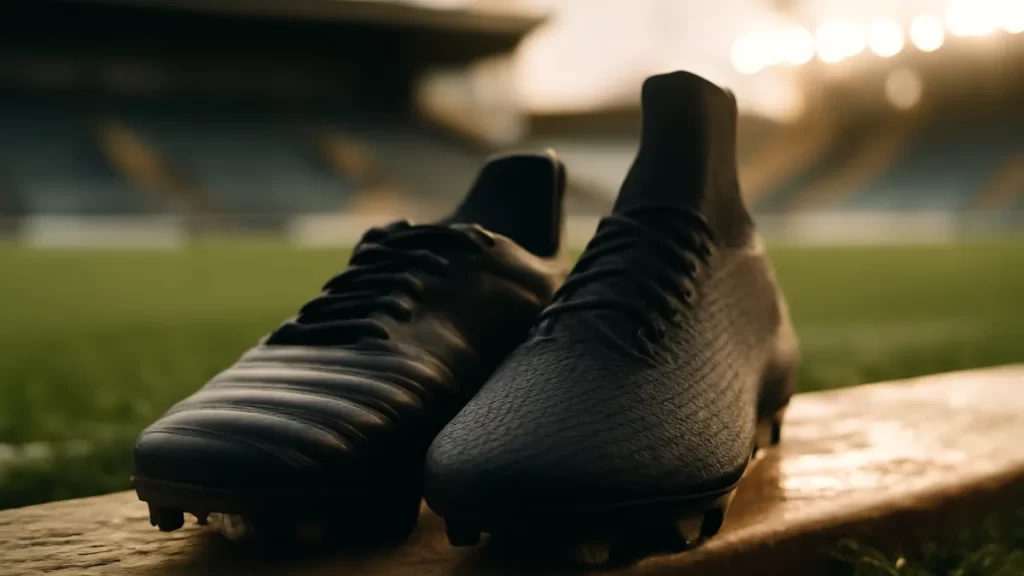 Choosing boots for wide or narrow feet: a practical buyer’s guide Two unbranded football boots—broad and narrow—on a wooden bench.