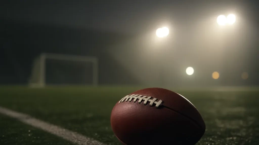 Esther González move to Saudi Arabia: a sudden transfer that exposed tensions Single football on wet pitch near goal, empty stands and floodlit mist.
