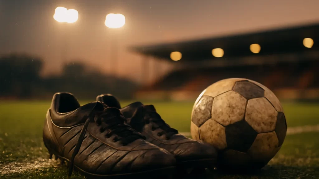 Lucy Bronze extends Chelsea deal, citing settled role and comfort Scuffed football boots and ball on wet pitch, empty stands blurred