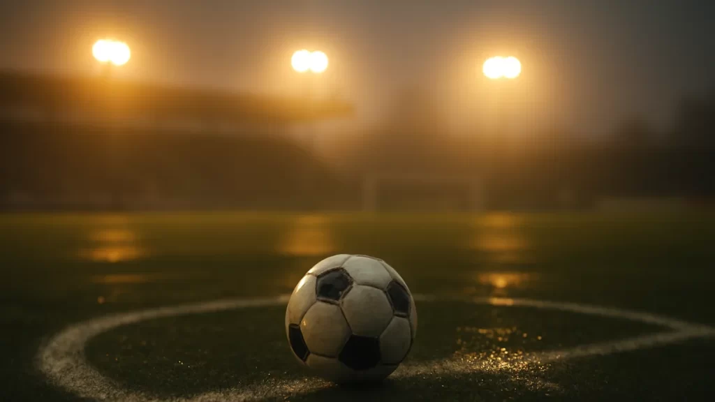 U.S. Soccer launches Arthur M. Blank Crest Cup with record prize pool Wet match ball on center circle with floodlit empty stadium background