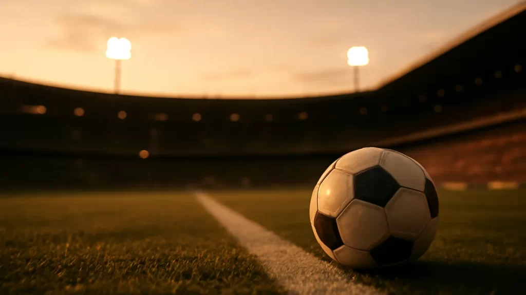 United States set to host first FIFA Women’s Club World Cup in January 2028 Match ball on sideline with floodlights and empty stands at dusk